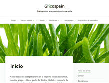 Tablet Screenshot of glicospain.com